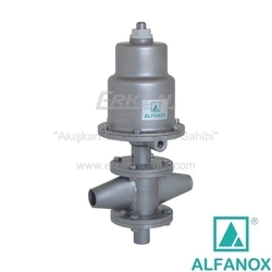 ALFANOX - AISI 304 Paslanmaz Çelik 3-Yollu Eş Eksenli Tek Etkili N.K. Pistonlu Vana - Seri: 503 Boru Uçlu Tip