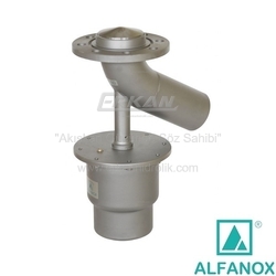ALFANOX - AISI 304 Paslanmaz Çelik Kazan İçine Açılan Tank Dip/Kırıcı Pistonlu Vana - Seri: 705 Ara Parçasız