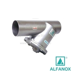 ALFANOX - AISI 304 Paslanmaz Çelik Y-Tipi Düz Geçişli Pislik Tutucu - Seri: 391 Boru Uçlu Tip