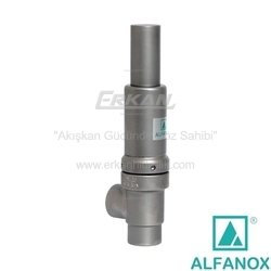 ALFANOX - AISI 316 Paslanmaz Çelik L-Tipi By-Pass Vana - Seri: 442 Dişli Tip