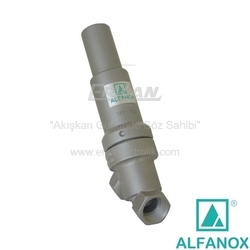 ALFANOX - AISI 316 Paslanmaz Çelik Y-Tipi By-Pass Vana - Seri: 441 Dişli Tip