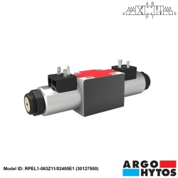 Argo-Hytos RPEL1-063Z11/02400E1 (30127500) Hidrolik NG06 4/3 Kapalı Merkez DC-24V Çift Bobin Kumandalı Yön Kontrol Valfi - ARGO-HYTOS
