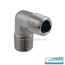 Nikel Kaplı Pirinç Erkek Dirsek (RA35) - C.MATIC