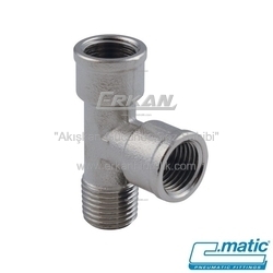 Nikel Kaplı Pirinç Yan Bacak Erkek Dişli TE (RA25) - C.MATIC