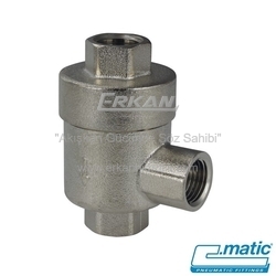 Pnömatik Nikel Kaplı Pirinç Çabuk Egsoz Valfi (MV27) - C.MATIC
