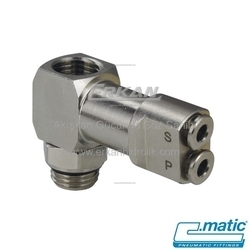 Pnömatik Push-In Nikel Kaplı Pirinç Döner Strok Sonu Sensörü (MV52) - C.MATIC