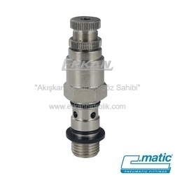 Pnömatik Nikel Kaplı Pirinç Döner Regülatör Gövdesi (MV47) - C.MATIC