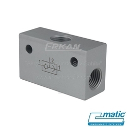 Pnömatik Eloksal Kaplı Alüminyum VEYA Valfi (MV32) - C.MATIC