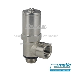 Pnömatik Nikel Kaplı Pirinç Döner Yavaş Başlatma (Soft Start) Valfi (MV50) - C.MATIC