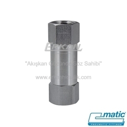 Pnömatik Paslanmaz Çelik (SS316L) Çekvalf (VX23) - C.MATIC