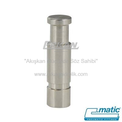Pnömatik Push-In Nikel Kaplı Pirinç Körleme Tapası (MA40) - 1