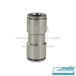 Pnömatik Push-In Nikel Kaplı Pirinç Nipel/Orantılı Nipel (MA26) - C.MATIC