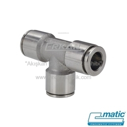 Pnömatik Push-In Paslanmaz Çelik (SS316L) TE (Gıda Uyumlu) (MX29) - C.MATIC