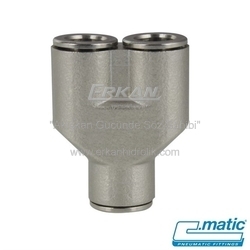 Pnömatik Push-In Nikel Kaplı Pirinç YE/Orantılı YE (MA37) - C.MATIC