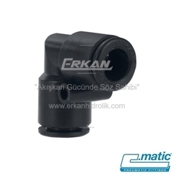 Pnömatik Push-In Plastik Dirsek (MB14) - C.MATIC