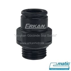 Pnömatik Push-In Plastik Rakor (MB12) - C.MATIC