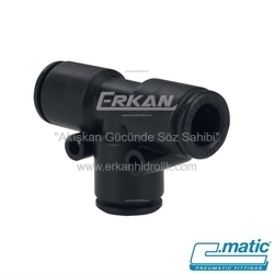 Pnömatik Push-In Plastik TE (MB15) - C.MATIC