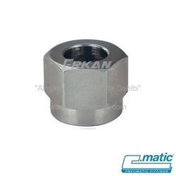 Pnömatik Nikel Kaplı Pirinç Somun (MO21) - C.MATIC