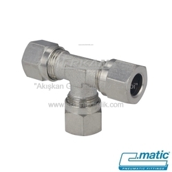 Pnömatik Yüksüklü Nikel Kaplı Pirinç TE (MO18) - C.MATIC