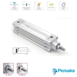 PEMAKS - Pemaks - DMC-A Serisi Manyetik ve Yastıklamalı Pnömatik Silindir (Ø32...Ø100) (ISO 15552)