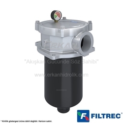 FILTREC - Filtrec - Hidrolik Dönüş Filtresi - Daldırma Tip (25 Mik. Kağıt/Fiber Elemanlı)