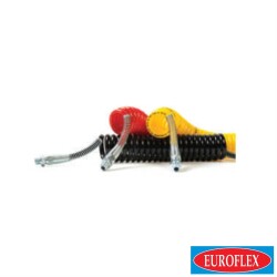 Poliüretan Dorse Spiral Hava Hortumu - Döner Rakorlu ve Yaylı (PUDORSE) (-20°C / +70°C) - EUROFLEX