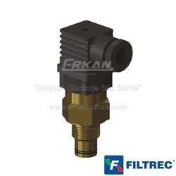 FILTREC - Filtrec - Hidrolik Filtre Fark Basınç Elektrikli Kirlilik Şalteri