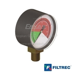 FILTREC - Filtrec - Hidrolik Filtre Görsel Kirlilik Göstergesi, Yandan Çıkışlı