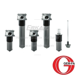 GEM-FA - Gem-Fa - Hidrolik Dönüş Filtresi - Daldırma Tip (GYD 40-S, GYD 50-S Serisi)