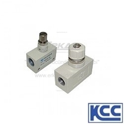 Pnömatik Mekanik Hız Ayar Valfi - 1/8", 1/4", 3/8, 1/2" - KCC