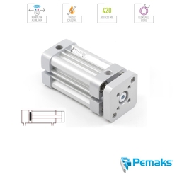 KCY-A Serisi Dönmez Milli Manyetik Kompakt Pnömatik Silindir (Ø32...Ø100) (ISO 21287) - PEMAKS