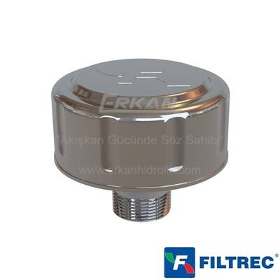 Filtrec - Hidrolik Krom Kaplı Çelik Tank Kapağı ve Hava Filtresi - 1