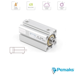 PEMAKS - Pemaks - KS-A Serisi Manyetik Kompakt Pnömatik Silindir (Ø20...Ø100)