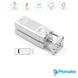 PEMAKS - Pemaks - PKY-A Serisi Dönmez Milli Manyetik Kompakt Pnömatik Silindir (Ø12...Ø25) (ISO 21287)