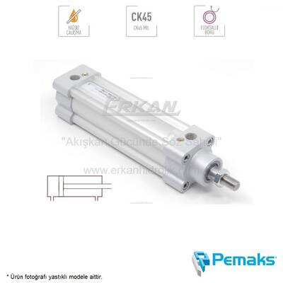 Pemaks - PNC Serisi Pnömatik Silindir (Ø32...Ø125) (ISO 15552) - 1