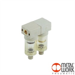 Pnömatik Filtre + Hassas Filtre - BIT FIL + DEP (Mikro Filtre + Mikro Depurator) - METAL WORK