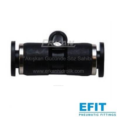 Pnömatik Push-In Plastik Mini Nipel (PUC-Mini) - 1