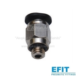 Pnömatik Push-In Nikel Kaplı Pirinç+Plastik Mini Rakor (PC-Mini) - EFIT