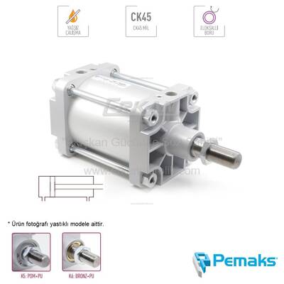 PNS Ağır Seri Pnömatik Silindir (Ø125...Ø320) (CETOP RP 53P) - 1