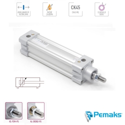 PEMAKS - Pemaks - PNY Serisi Yastıklamalı Pnömatik Silindir (Ø32...Ø100) (ISO 15552)
