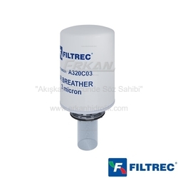 FILTREC - Filtrec - Hidrolik Tank Hava Filtresi, Spin-On Tip